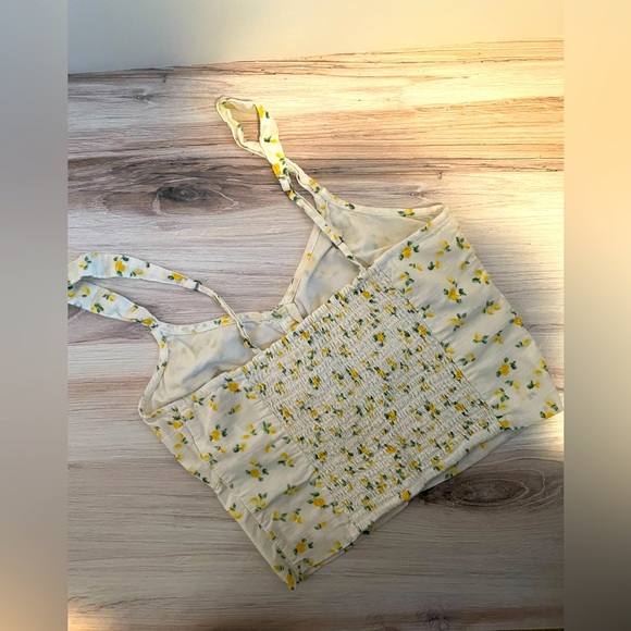 Abercrombie & Fitch Lemon Tank Top- Size Small - Picture 2 of 3